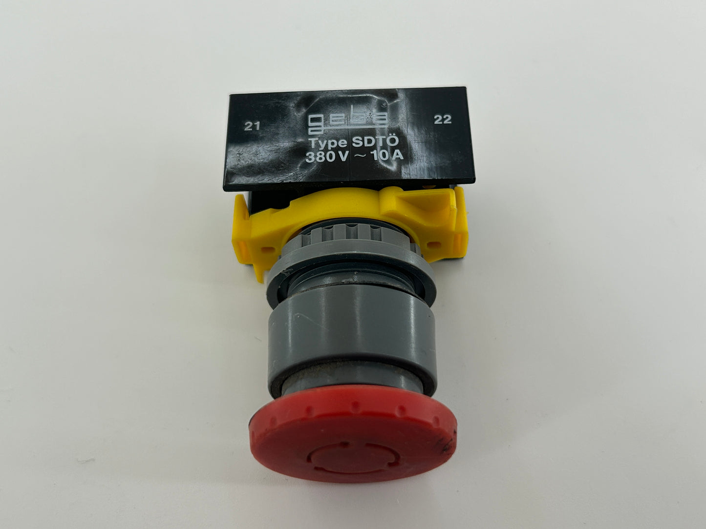 Geba Tronic DC3-G1 Not Aus Schalter Knopf Drücker