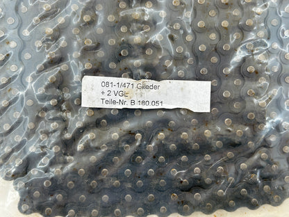 Endress Optimo 50 Kette Steuerkette Mittnehmerkette Transportkette Antriebskette Förderkette Zahnkette Zugkette