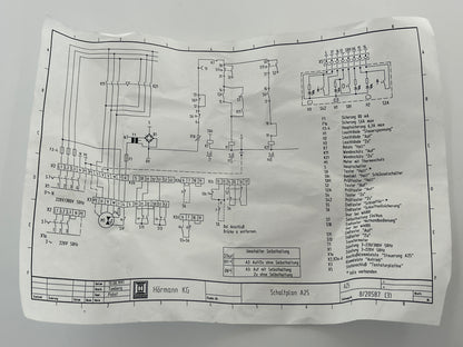 Hörmann WU200 board electronics control main board control board operating board control electronics base board
