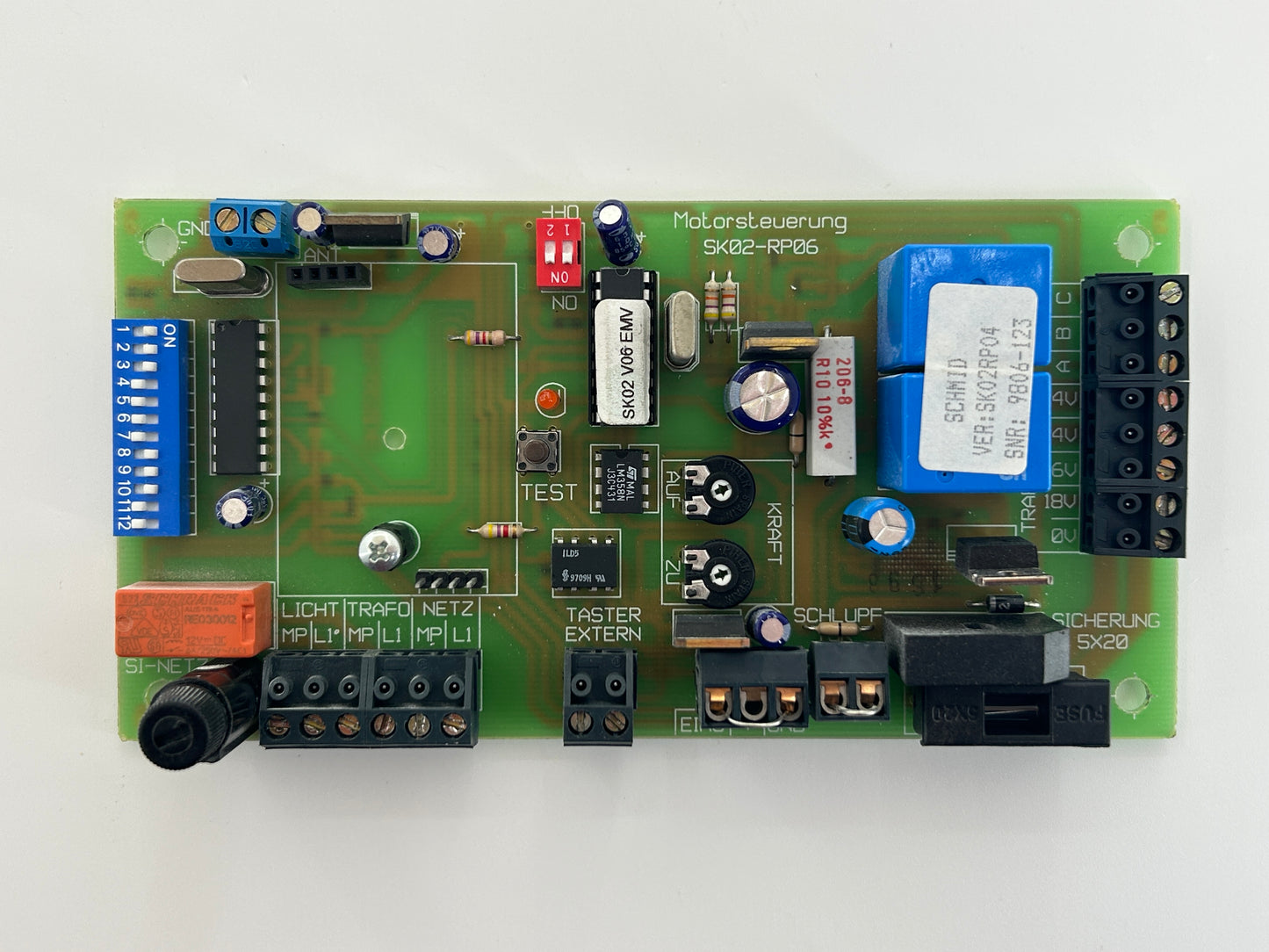 Schmid Torantriebe Medi 90 Platine Elektronik Steuerung Hauptplatine Steuerplatine Steuerungsplatine Bedienplatine Steuerungselektronik Basisplatine