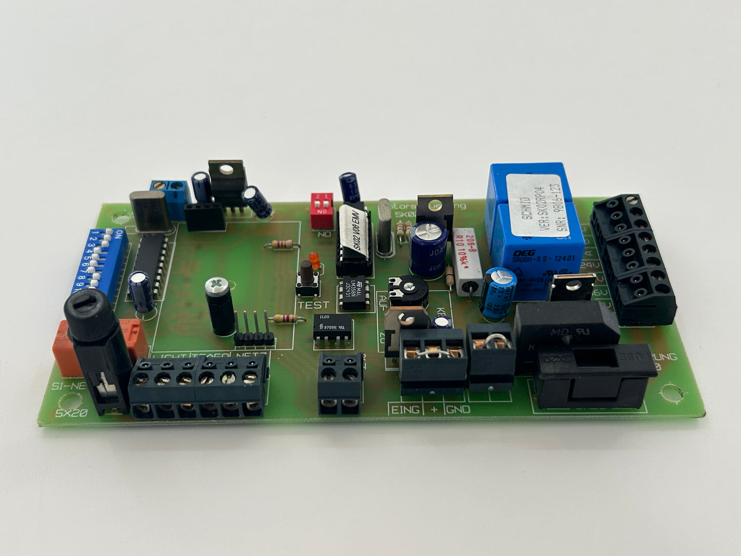Schmid Torantriebe Medi 90 Platine Elektronik Steuerung Hauptplatine Steuerplatine Steuerungsplatine Bedienplatine Steuerungselektronik Basisplatine