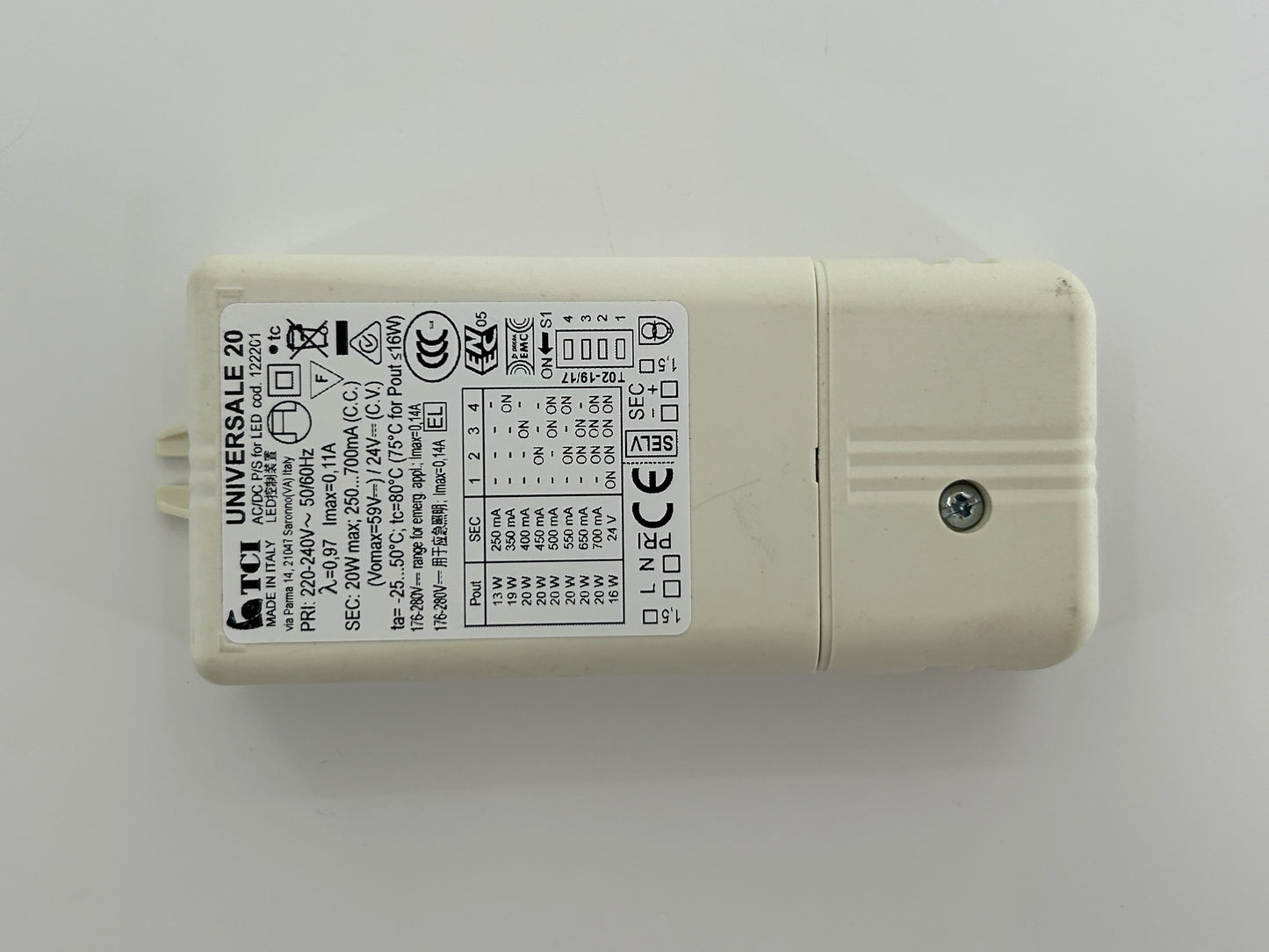TCI Universale 20 Steuerung Elektronik 1222C1