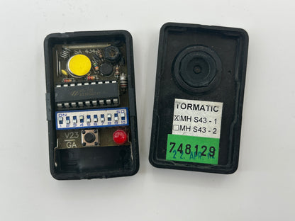 Tormatic Handsender Drücker Fernbedienung Funktaster Funk Fernsteuerung Schalter Toröffner Transmitter Handöffner