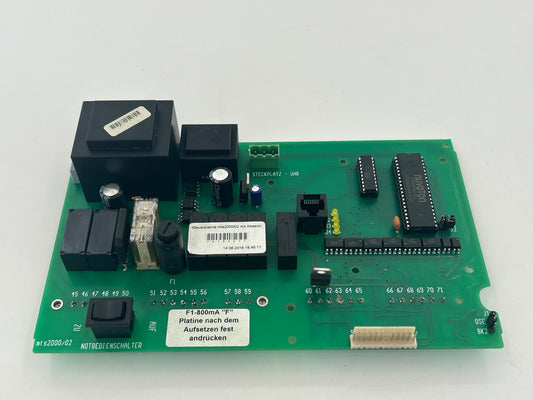Meißner MTS2000 Platine Steuerung Elektronik Hauptplatine Steuerplatine Steuerungsplatine Bedienplatine Steuerungselektronik Basisplatine