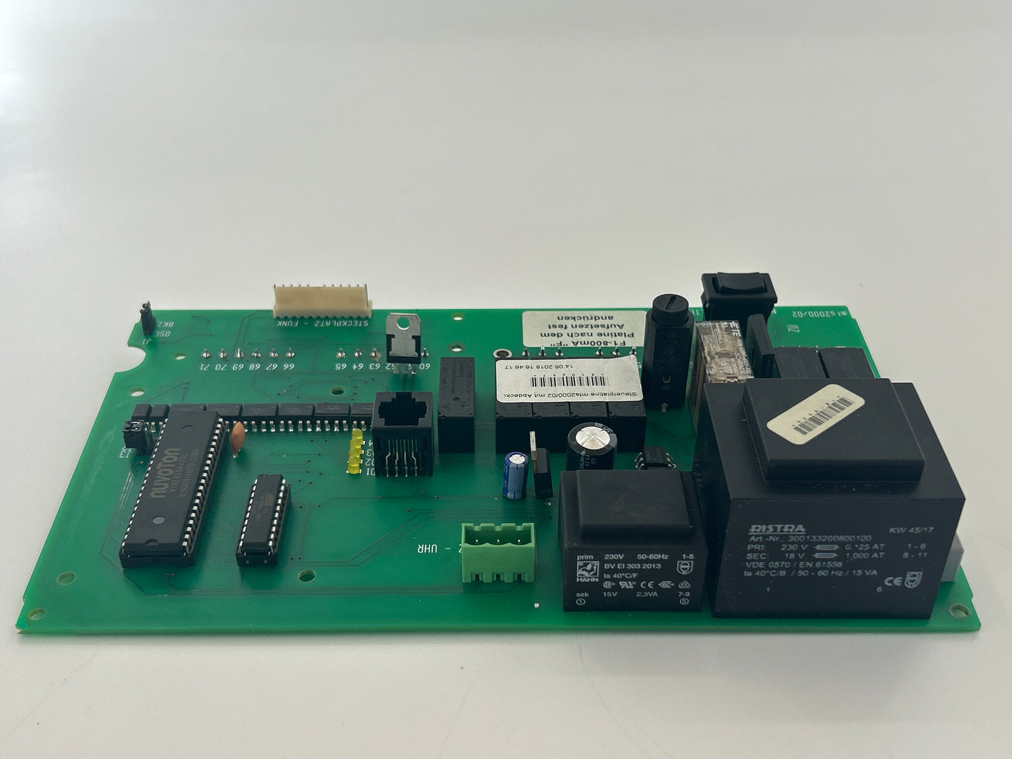 Meißner MTS2000 Platine Steuerung Elektronik Hauptplatine Steuerplatine Steuerungsplatine Bedienplatine Steuerungselektronik Basisplatine