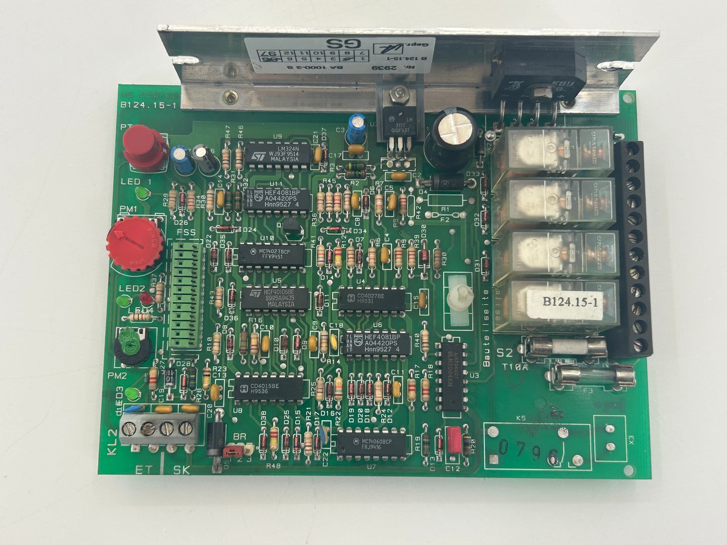 Bernal BA1000-3S Platine Elektronik Steuerung Hauptplatine Steuerplatine Bedienplatine Steuerungselektronik Basisplatine