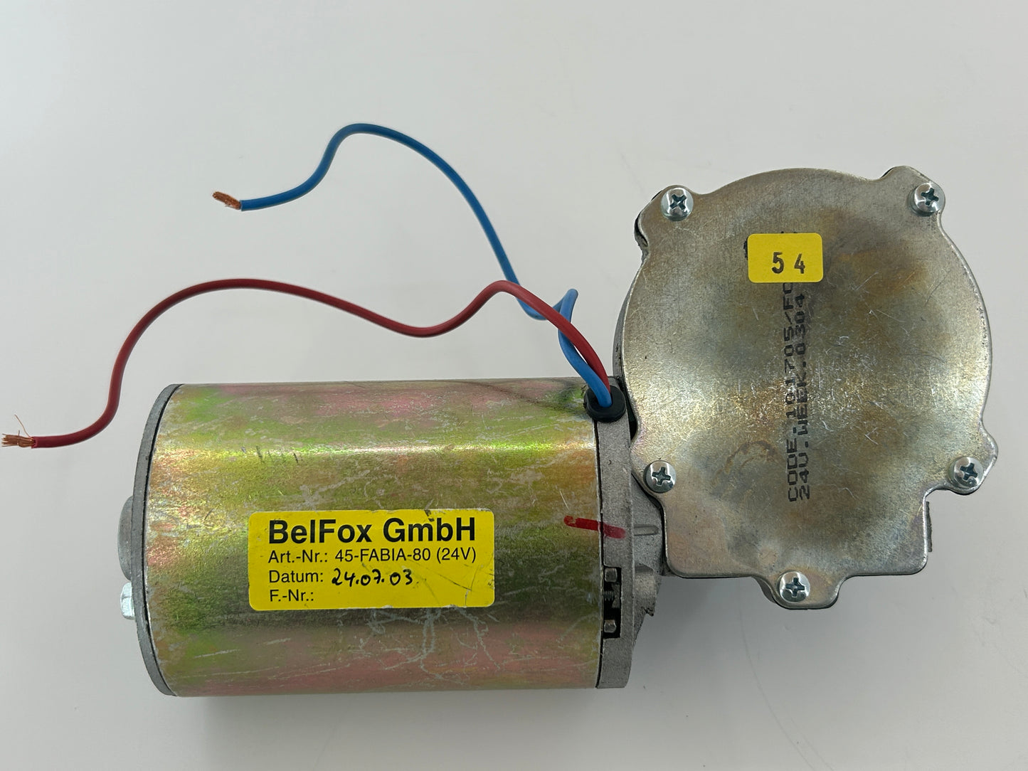 Belfox Fabia 80 Motor Antriebsmotor Getriebemotor Ersatzmotor Tormotor Hubmotor Garagentormotor Elektromotor