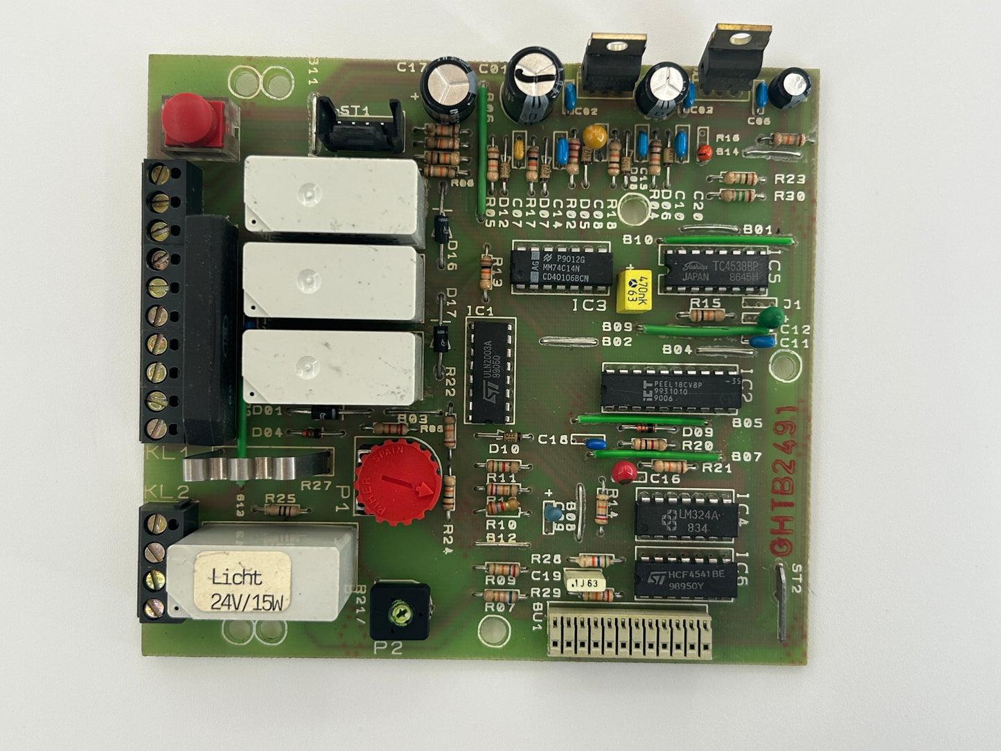 Berner GHT60 Platine Steuerung Elektronik Hauptplatine Steuerplatine Bedienplatine Steuerungselektronik Basisplatine