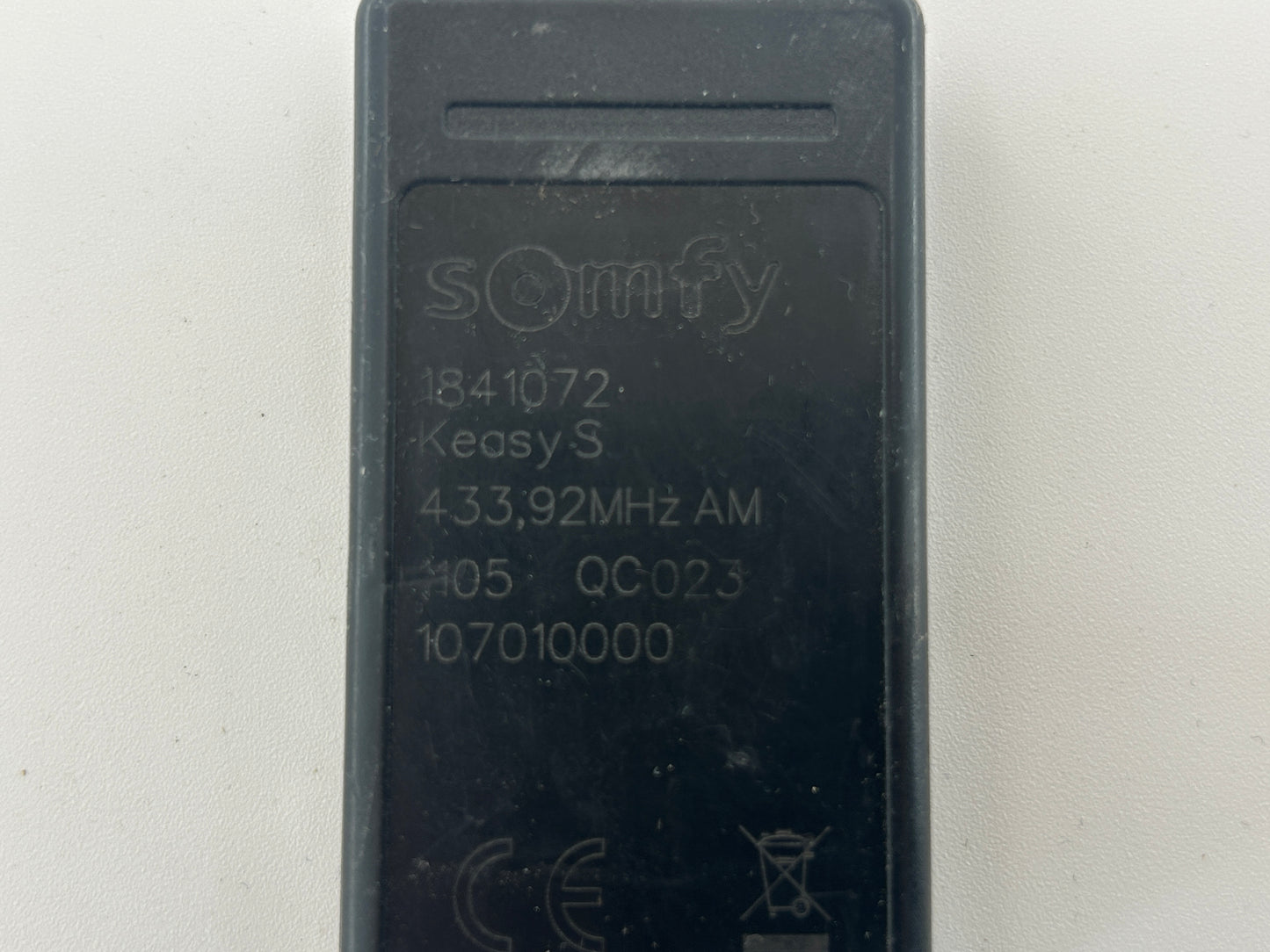 Somfy Keasy S Fernbedienung Handsender Funkhandsender Fernsteuerung Toröffner Funktaster Schalter Transmitter Drücker Handöffner Funk