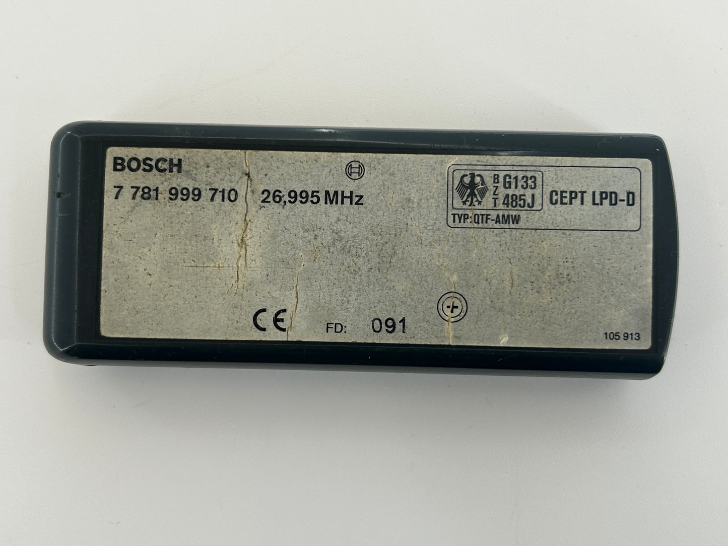 Bosch Gelb Fernbedienung Handsender Funkhandsender Fernsteuerung Toröffner Funktaster Schalter Transmitter Drücker Handöffner Funk