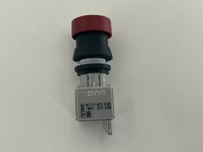 Hauss Elektronik GmbH Kehl V7.0 R6 Gegenverkehr NotAus Schalter Hauptschalter Knopf Hebelschalter Umschalter AN AUS Taster Notaus Drucktaster Taster
