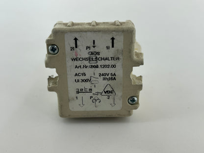 Hörmann 460R Steuerung Wechselschalter Hauptschalter Knopf Hebelschalter Umschalter AN AUS Taster Notaus Drucktaster Taster
