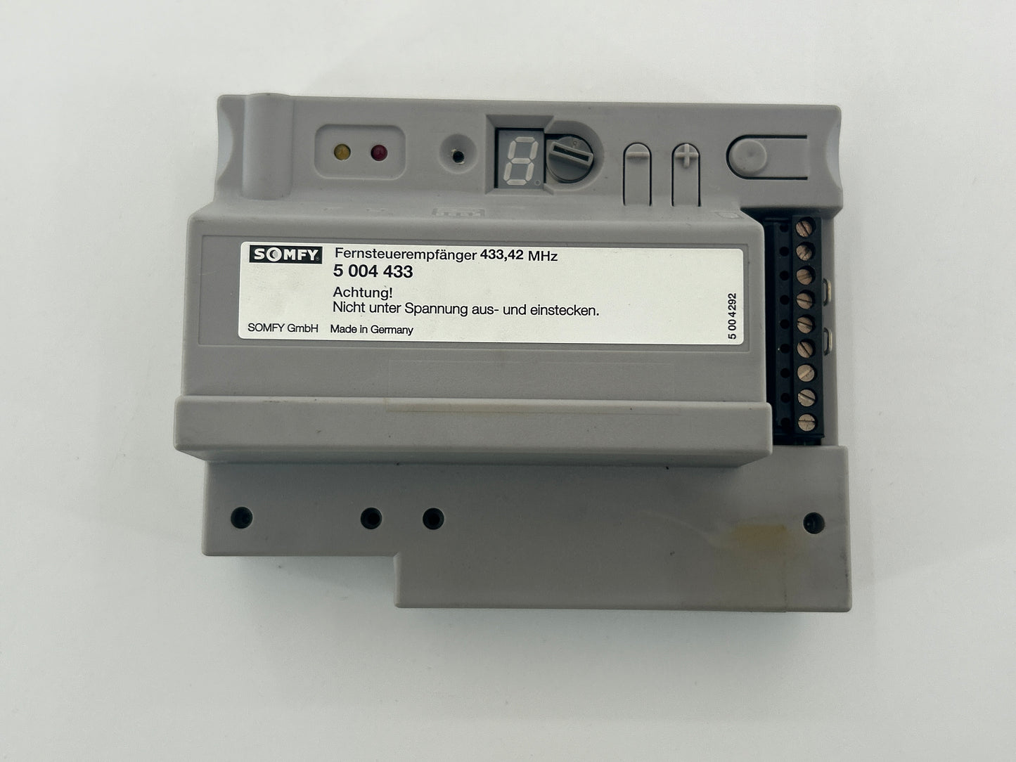 Somfy AXORN 65 PRO Steuerung Einschubsteuerung Bedienung Elektronik Motorsteuerung Steuermodul Elektroniksteuerung Steuerungselektronik