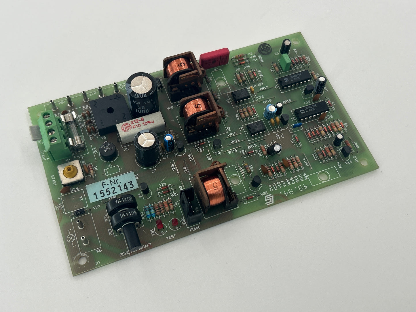 Novoferm Typ49 Platine Steuerung Hauptplatine Steuerplatine Elektronik Steuerungsplatine Bedienplatine Steuerungselektronik Basisplatine