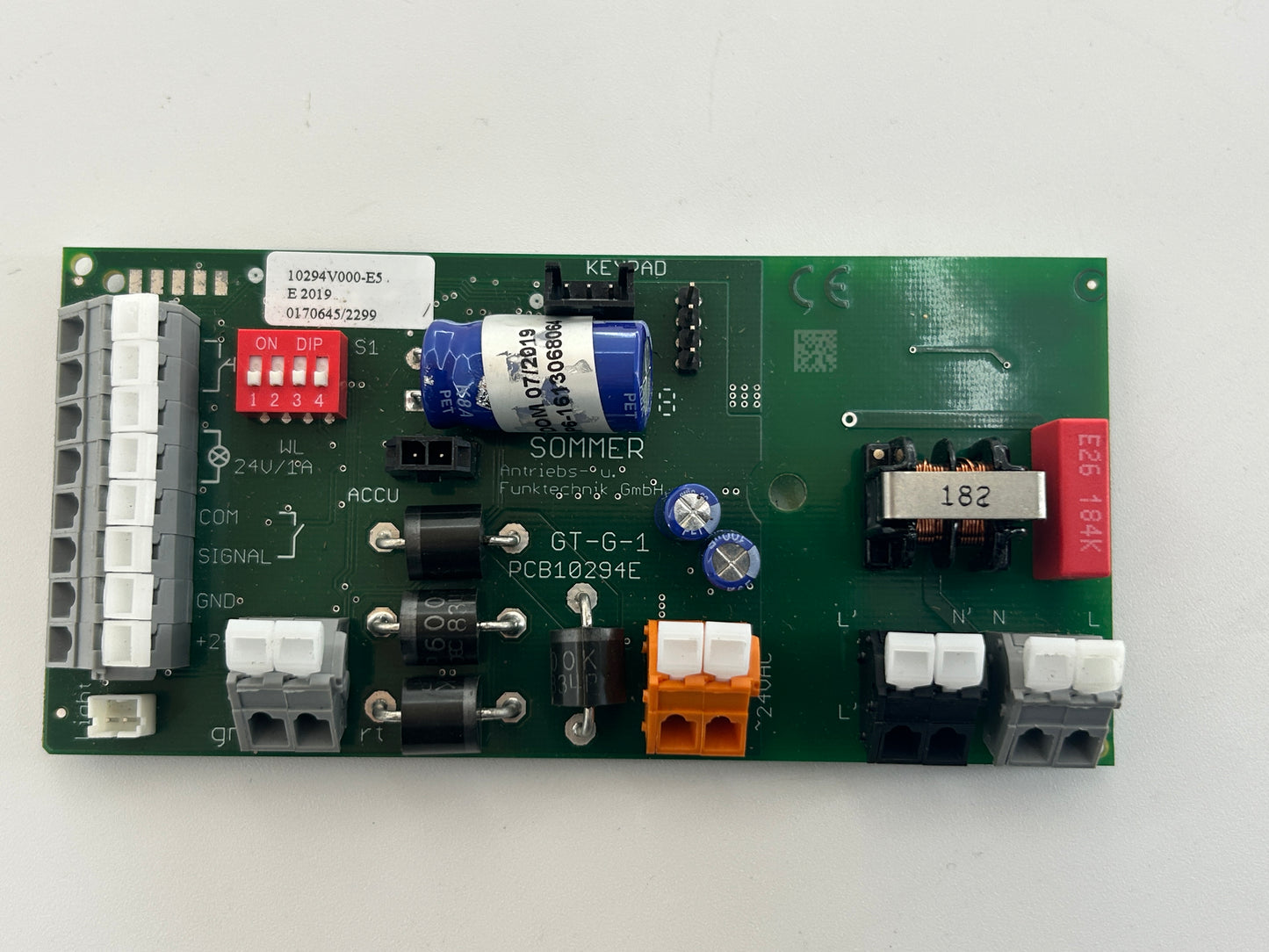 Sommer S9060 base+ Platine Steuerung Hauptplatine Steuerplatine Elektronik Steuerungsplatine Bedienplatine Steuerungselektronik Basisplatine