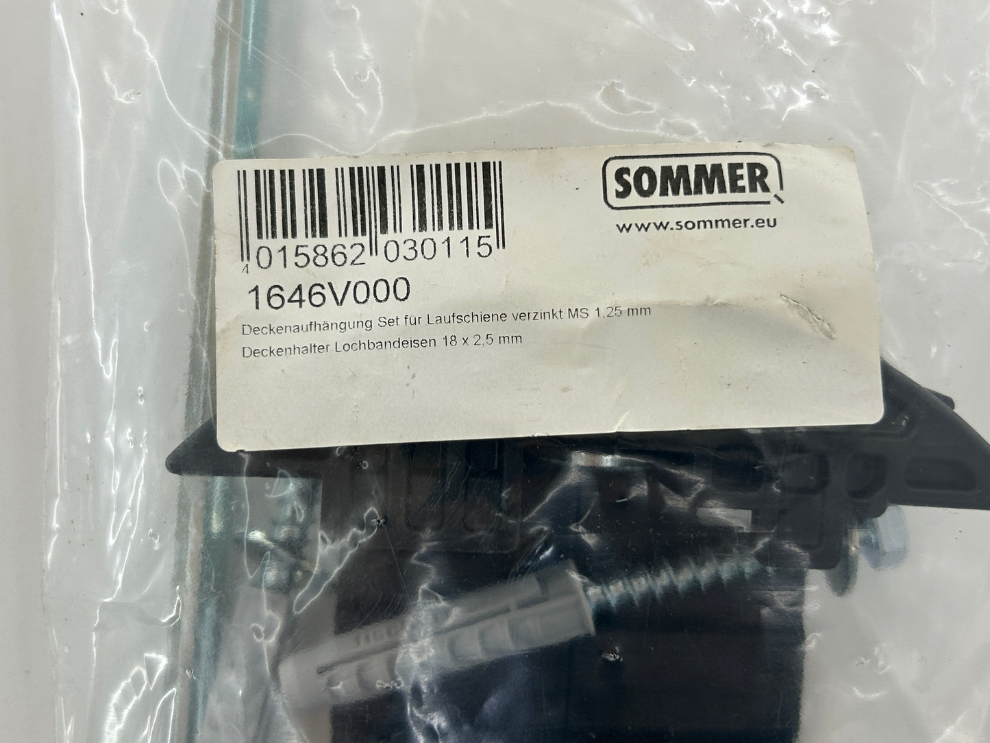 Sommer S9060 base+ Torwinkel Torbefestigung Toranbindern Torbeschlag Torblattwinkel Winkel Halterung Halter Haltewinkel Torbeschlagswinkel Toranschlusskonsole Torverschluss