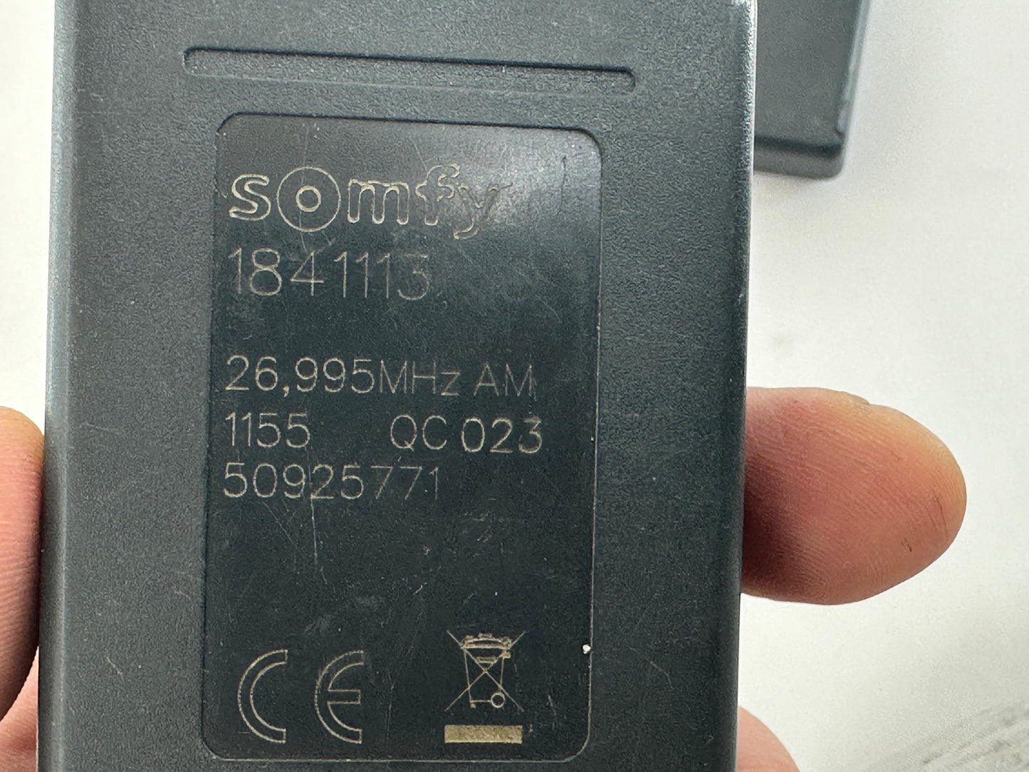 Somfy Handsender Fernbedienung Funktaster Funk Fernsteuerung Drücker