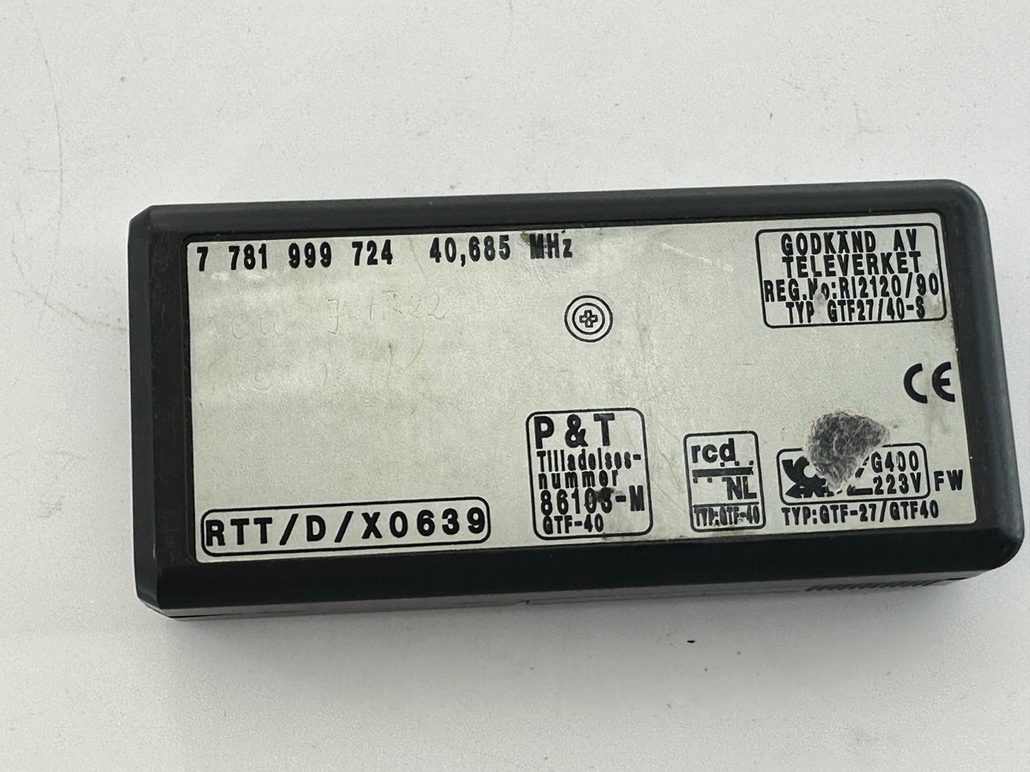 Bosch ROT Handsender Drücker Fernbedienung Funktaster Funk Fernsteuerung