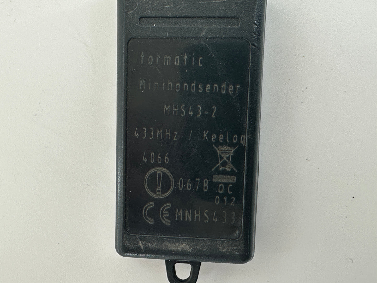 Tormatic. Handsender Drücker Fernbedienung Funktaster Funk Fernsteuerung