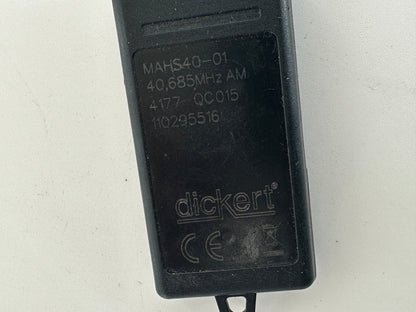 Dickert 40 MHZ Handsender Funk Fernbedienung Drücker  Funktaster Fernsteuerung