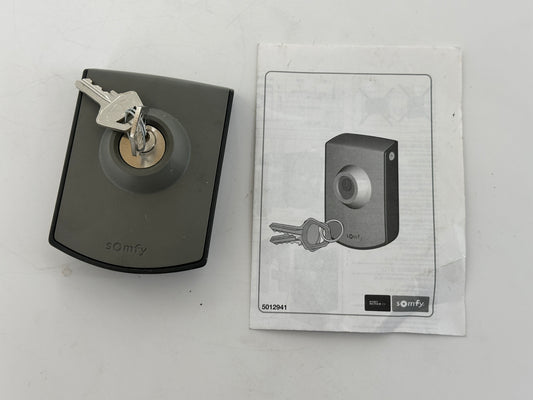 Somfy key switch switch wall button operation 
