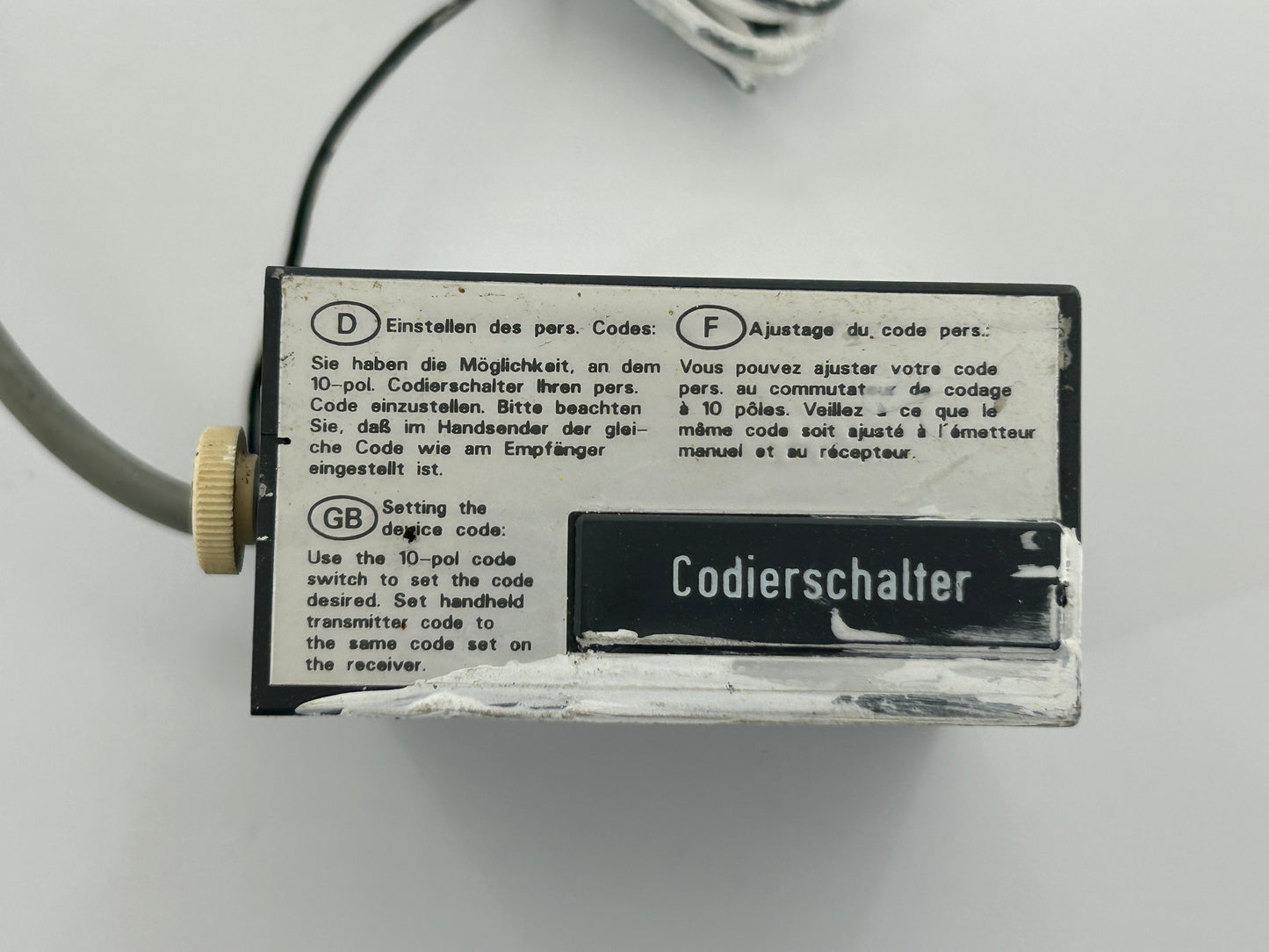 Genie Pro 88 ESR Empfänger Antenne Empfangsteil Funkempfänger Receiver Funk