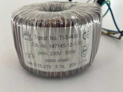 Tormatic GTA615 Ringkerntrafo Netzteil Trafo Stromversorgung Elektronik Transformator Transformer Schaltnetzteil Ringkerntransformator