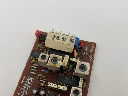 Becker BOM 600 Empfänger Empfangsteil Funk Funkempfänger Receiver Fernsteuerung Antenne Fernsteuerempfänger