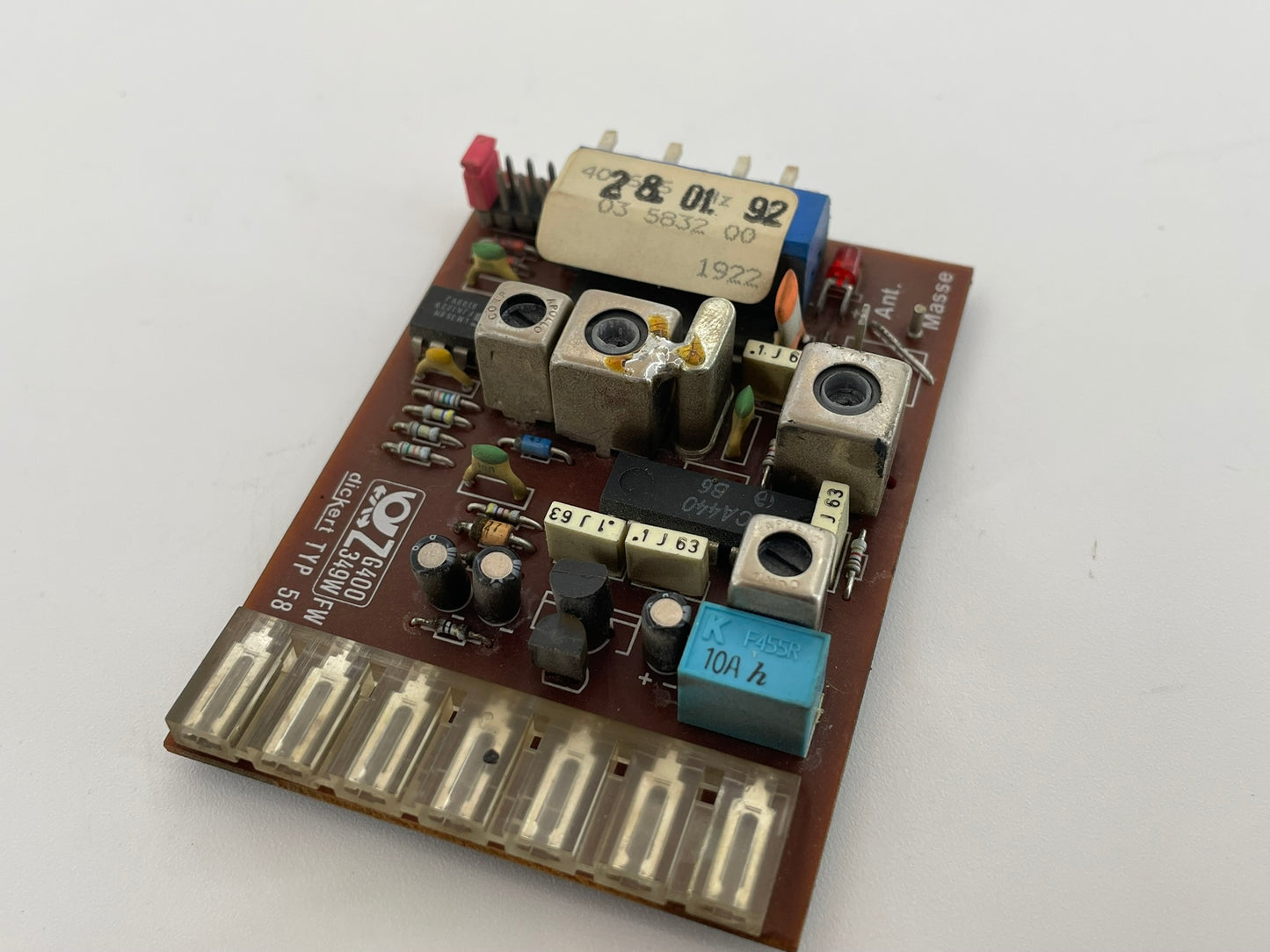 Becker BOM 600 Empfänger Empfangsteil Funk Funkempfänger Receiver Fernsteuerung Antenne Fernsteuerempfänger