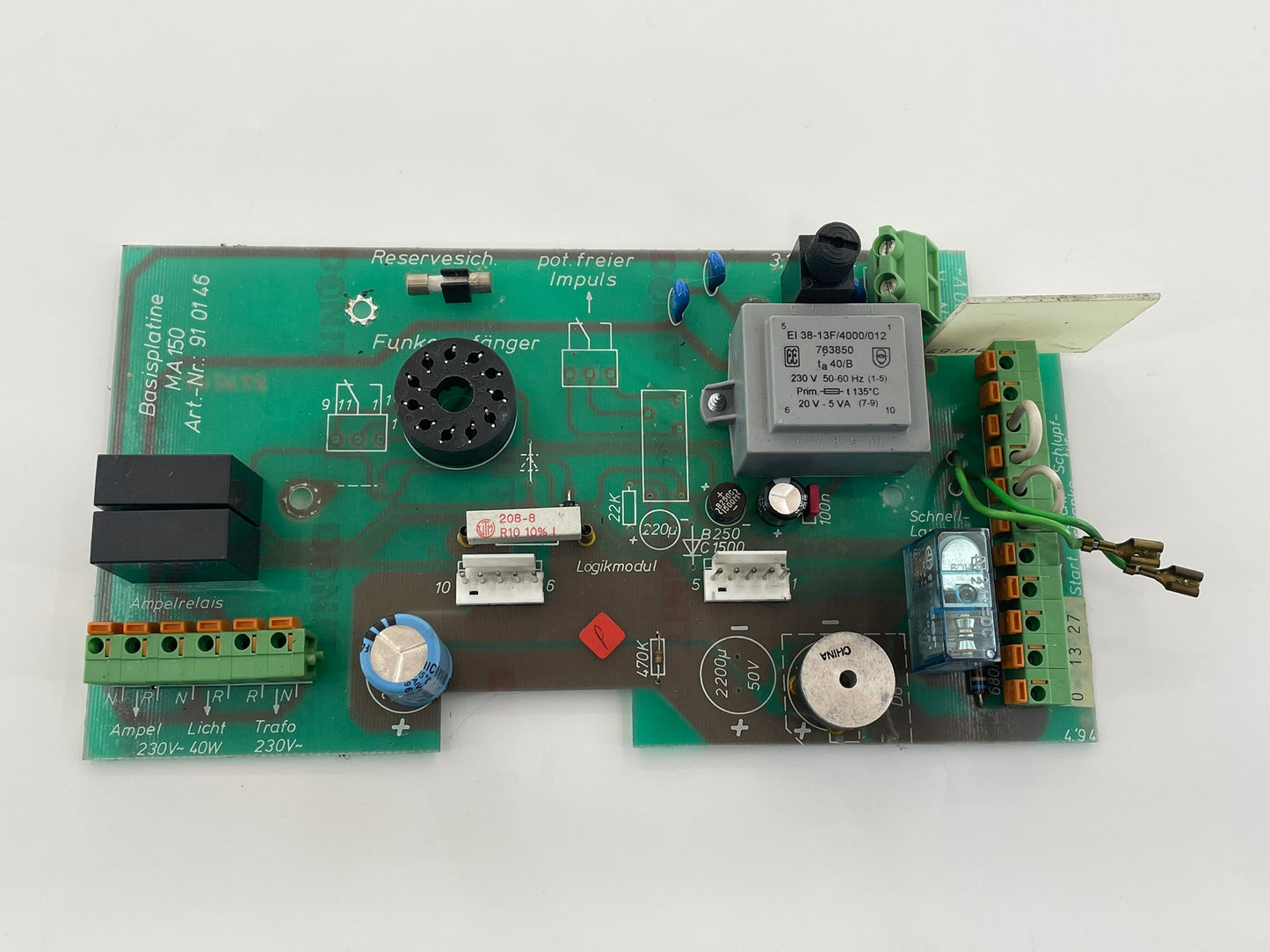 RUKU MA60 Steuerung Platine Hauptplatine Steuerplatine Elektronik Steuerungsplatine Bedienplatine Steuerungselektronik Basisplatine